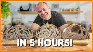 Is it possible to make sourdough bread in 5 hours? - Easy recipe