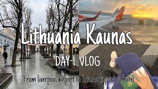 Lithuania Kaunas  | Day 1 VLOG || how cheap It Is | EXPLORING as a solo female Traveler #kaunas