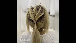 آموزش صفرتاصد شنیون خطی ،با توضیحات کامل.     #آموزش #شنیون #hairstyle #hairstyles #hair