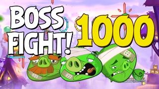 Angry Birds 2 Boss Fight 141! Chef, Foreman & King Pig Level 1000 Walkthrough - iOS, Android