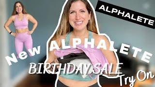 ALPHALETE BIRTHDAY SALE TRY ON & REVIEW: Halo Leggings & Revival Sports Bra Brutally Honest Review