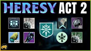 Destiny 2 - HERESY - Complete Guide ACT 2 - Court of Blades - Willbreaker Shards