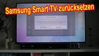 Samsung Smart TV auf Werkseinstellung zurücksetzen - Samsung Fernseher resetten Anleitung