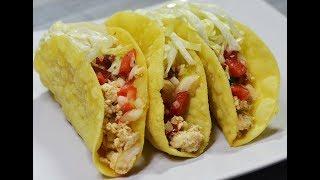 طرز تهیه تاکو مرغ مکزیکی با سالسا | Mexican Chicken Taco with Salsa- Eng Subs