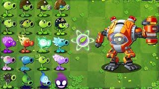 All PEA Plants vs Team Robo & Zmech Zombie - Who WIll WIn? - Pvz 2 Challenge