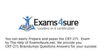 CRT-271 Exam Questions