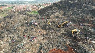 KITEEZI LANDFILL COLLAPSE - KITEEZI-LUSANJA CATASTROPHIC SITE TURNS INTO A WATER POND