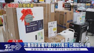 節能家電「汰舊換新+退稅」最高省5千 逼出換機潮｜十點不一樣20241225 @TVBSNEWS01