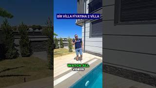 ANTALYA DÖŞEMEALTI’DA  1 VİLLA FIYATINA 2 VİLLA #villa #realestate #viralvideo #ev