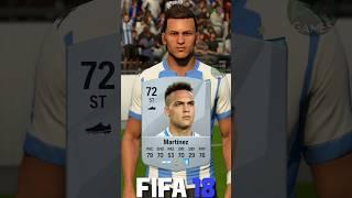  LAUTARO MARTINEZ fifa evolution (18-25) #eafc25 #fc25 #fifa #lautaro #martinez #inter