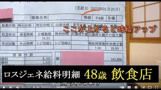 【ロスジェネ給料明細】【1月給料明細】48才飲食店勤務夫の給料明細と昇給履歴【源泉徴収票8年分公開】