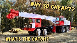 STOLEN from the Auction, $3500 Crane. Will it Drive Home? Will it Lift??