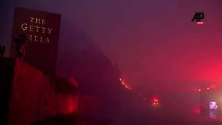 Pacific Palisades wildfire nears world famous Getty Villa