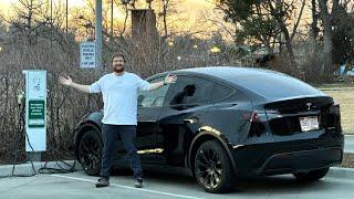 Rental Tesla Model Y Battery Health Test!