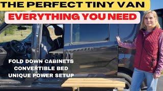 Tiny Van Life Tour: Solo Female Travel Nurse Builds Perfect Tiny House In A Ram City Cargo Van