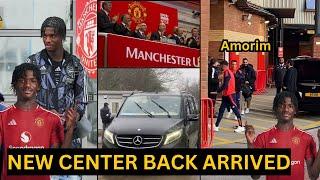 DONE Ayden Heaven arrives for Man United medicals at Carrington, But Look at his Skills 