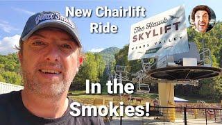 The Hawk Skylift Chairlift Wears Valley Tennessee Mountain Top Views of the Great Smoky Mountains