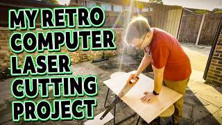 Transforming My Wood into a Retro ZX Spectrum Box with the Creality Falcon2 Pro 40w - IT'S SMOKING!