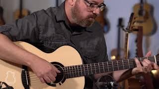 TreeHouse Guitars, 0000 "The Ebony Moon" Ebony & Swiss Moon Spruce demo