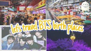 Let's travel BTS members birth places             #kinfluencer2024#kinfluenceracademy#visitkoreayear