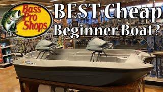 BEST Budget Beginner Bass Boat! Bass Pro Shop Boats! Best Boat under 1000! Best plastic boat!