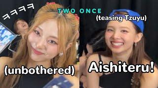 twice *roasting* each other in latest group's ig live 