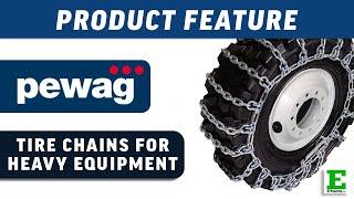 Pewag Tire Chains for Heavy Equipment | E-Rigging Products