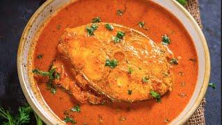 pomfret curry recipe | pomfret fish curry | Mangalorean fish curry recipe