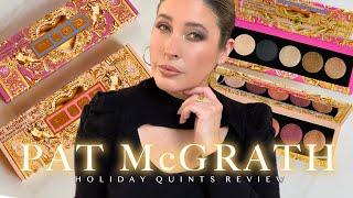 PAT McGRATH CELESTIAL NIRVANA EYESHADOW QUINTS BRONZE BLISS and NUDE ALLURE Review Swatches 2 Looks