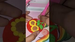 Easy showpiece from super clay @Crafterkashish-19 #craft #handmade #art #diy  #shorts #cute #clay