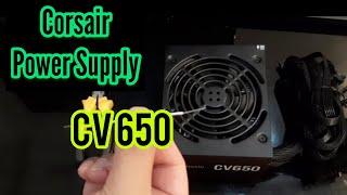 Corsair CV Series 650 Power Supply Testing