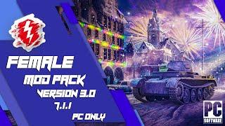 How To Mod World Of Tank Blitz • Female Mod Pack 7.1.1 • Version 3.0 | PC |