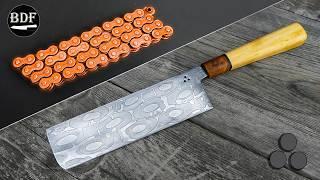 How I Created a Unique Knife from an Old Motorcycle Chain