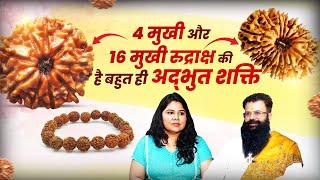 4 मुखी और 14 मुखी रुद्राक्ष की ताकत | Benifits Of Rudraksha | Tarun Kataria |  Divya Channel