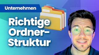 Die ideale Ordnerstruktur Vorlage für Agenturen und Unternehmen