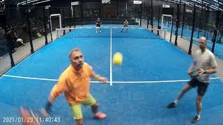 Ultimate Padel 29/1-21 F Lorentzon, M Castler VS: C Contreras Dias, E Ek