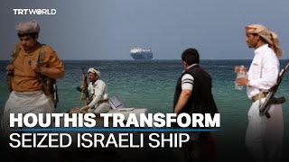 Seized Israeli ship Galaxy Leader becomes tourist hotspot in Yemen