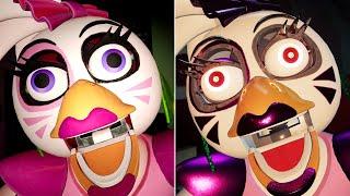 FNAF SB OG vs. Shattered vs. Retextures Jumpscares Comparison