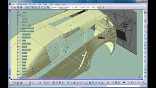 34. CATIA와 자동차 모델링 - 본넷 후드 주변부 수정하기