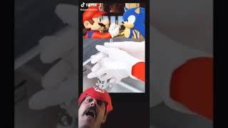 superlitmario: MARIO AND SONIC'S FRIENDSHIP BE LIKE(Mario Red costume videos competition on tiktok)