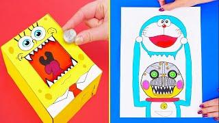 Spongebob Vs FNAF DIY Funny Video