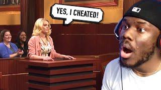 She ADMITTED to CHEATING in front of the whole court!