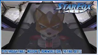 Star Fox Assault Playthrough Finale - Mission 10: Homeworld Core; The Final Battle