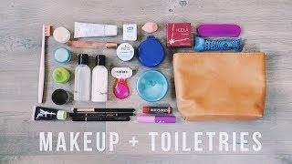 How to Pack Makeup + Toiletries in ONE BAG | Travel Hacks for the Minimalist