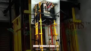 ROBUST HYDRAULIC DOUBLE MAST GOODS LIFT |  No Civil Work And No Machine Room Required Hydraulic Lift