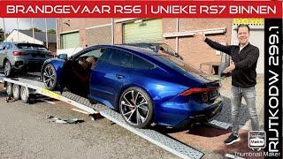 RS6 Brandgevaar! | Unieke RS7 uit Duitsland gehaald | Urus onderhoud | BMW X5M Competition verlagen