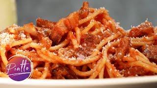 Pasta AMATRICIANA Originalrezept von AMATRICE