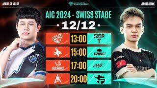  TRỰC TIẾP: HONGKONG ATTITUDE vs FPT X FLASH | SWISS STAGE - AIC 2024 | NGÀY 12/12