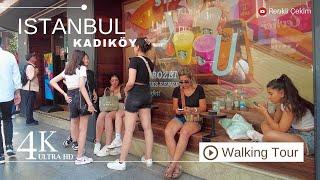 4K Kadıköy Istanbul City Virtual Walking Tour | Türkiye 2024