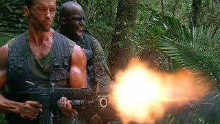 Predator Contact Scene - Shooting Jungle - Predator (1987) Movie Clip HD